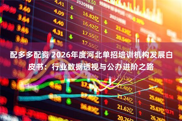 配多多配资 2026年度河北单招培训机构发展白皮书：行业数据透视与公办进阶之路